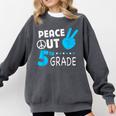 Fifth Grade Graduation Peace Out 5th Grade Boys Comfort Colors Sweatshirt Pepper