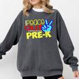 First Day Of School Shirt Peace Out Pre-K Graduation Kids So Comfort Colors Sweatshirt Pepper