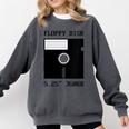 Floppy Disk Computer Nostalgia Fun PC Enthusiast History Comfort Colors Sweatshirt Pepper