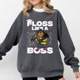 Floss Like A Boss Shirt Class Of 2019 Graduation Kids Comfort Colors Sweatshirt Pepper