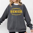 Football Proud Senior 2026 Graduation Year Comfort Colors Sweatshirt Pepper