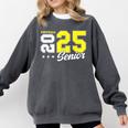 Football Senior Night Football Senior 2025 Graduation 55 Comfort Colors Sweatshirt Pepper