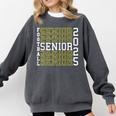 Football Senior Night Football Senior 2025 Graduation 56 Comfort Colors Sweatshirt Pepper
