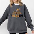 Freadom Anti Banned Books Lovers Reading Librarian Bookworm Comfort Colors Sweatshirt Pepper