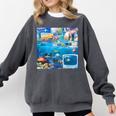Frutiger Aero Retro Vibes Y2K Retro Grunge Comfort Colors Sweatshirt Pepper