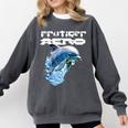 Frutiger Aero Splashy Dolphin Y2k Aesthetic Graphic Premium Comfort Colors Sweatshirt Pepper Frutiger Aero Splashy Dolphin Y2k Aesthetic Graphic Premium Comfort Colors Sweatshirt Pepper