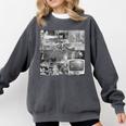 Frutiger Aero Y2K Old School Retro Vibes Comfort Colors Sweatshirt Pepper