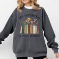 My Weekend Is Fully Booked Cozy Bookish Comfort Colors Sweatshirt Pepper