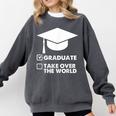 Funny Graduate Joke Mens Womens Graduation Gifts Comfort Colors Sweatshirt Pepper