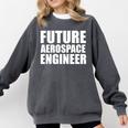 Future Aerospace Engineer College Graduate Graduation Comfort Colors Sweatshirt Pepper