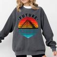 Future Archaeologist Pyramid Archaeology Student Graduation Comfort Colors Sweatshirt Pepper