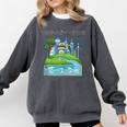Future City Wind Power Frutiger Aero Y2K Style Ocean Comfort Colors Sweatshirt Pepper Future City Wind Power Frutiger Aero Y2K Style Ocean Comfort Colors Sweatshirt Pepper