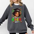 Future HBCU Grad Girl Kids Graduation HBCU College Comfort Colors Sweatshirt Pepper