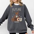 Future HBCU Grad Graduate Afro Boy College Graduation Comfort Colors Sweatshirt Pepper