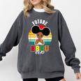 Future HBCU Grad Graduate Afro Girl College Graduation Comfort Colors Sweatshirt Pepper