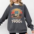 Geek Please Be Patient I'm From The 1900s Retro Computer PC Comfort Colors Sweatshirt Pepper