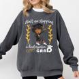 Girl Magic Graduate Kindergarten Graduation 2023 Comfort Colors Sweatshirt Pepper