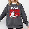 Girlfriend Of a 2025 Graduate Prom Graduation 25 VolleyBall Comfort Colors Sweatshirt Pepper