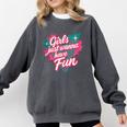 Girls Just Wanna Have Fun Retro 80s Nostalgia Night Out Comfort Colors Sweatshirt Pepper Girls Just Wanna Have Fun Retro 80s Nostalgia Night Out Comfort Colors Sweatshirt Pepper