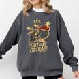 Goddammit Donut Book Lover For Men Woman Comfort Colors Sweatshirt Pepper