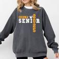 Golf Senior Night Golf Senior 2025 Graduation 15 Comfort Colors Sweatshirt Pepper