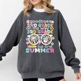 Goodbye 2nd Grade Graduation To 3rd Grade But First Summer Comfort Colors Sweatshirt Pepper