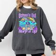 Goodbye School Hello Summer Last Day Of School Graduation Comfort Colors Sweatshirt Pepper