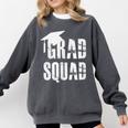 Grad Squad Graduate Graduation T-Shirt Graduation Idea Comfort Colors Sweatshirt Pepper