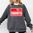 Graduate Class Of 2025 Senior Graduation End Of School Year Comfort Colors Sweatshirt Pepper