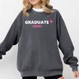 Graduate Flamingo 2018 Cute Graduation Comfort Colors Sweatshirt Pepper
