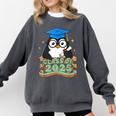Graduate Penguin Class Of 2025 Kids Graduation Comfort Colors Sweatshirt Pepper
