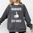 Graduated Silly Goose Student Graduation 2026 Grad Comfort Colors Sweatshirt Pepper