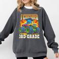 Graduation 3rd Grade Monster Truck Boys I Crushed Grad Comfort Colors Sweatshirt Pepper
