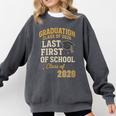 Graduation Class Of 2026 My Last First Day Of School Senior Comfort Colors Sweatshirt Pepper
