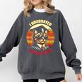 Graduation Day 2024 Graduate For School Degree College Cat Men Women Comfort Colors Sweatshirt Pepper