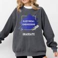 Graduation Graduated Electrical Engineering Degree Student Comfort Colors Sweatshirt Pepper