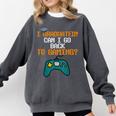 Graduation I Graduated Can I Go Back To Gaming Comfort Colors Sweatshirt Pepper