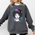 Graduation Masters Degree Woman Queen Graduate 2025 Comfort Colors Sweatshirt Pepper