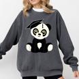 Graduation Panda Bear 2017 Graduate Graduation T-Sh Comfort Colors Sweatshirt Pepper