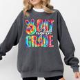 Graduation Peace Sign Out Eighth Grade Tie Dye Hippie Comfort Colors Sweatshirt Pepper