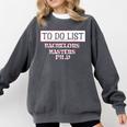 Graduation PhD Tee Bachelors Tee Masters Degree Shirts Comfort Colors Sweatshirt Pepper