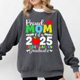 Graduation Proud Mom Of 2025 Kindergarten Graduate Comfort Colors Sweatshirt Pepper