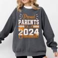 Graduation Proud Parents Of a 2024 Graduate For Mom And Dad Comfort Colors Sweatshirt Pepper