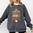 Graduation Shirt For Graduate Look Out World Here I Come Comfort Colors Sweatshirt Pepper