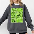 Green Comic Book Green Graphic Comfort Colors Sweatshirt Pepper