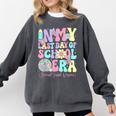 Groovy In My Last Day Of School Era Second Grade Graduation Comfort Colors Sweatshirt Pepper