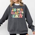 Groovy In My Reading Era Read Book Reader Reading Comfort Colors Sweatshirt Pepper