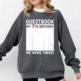 Guestbook 7th Birthday 7 Year Old Born 2018 Bday Comfort Colors Sweatshirt Pepper