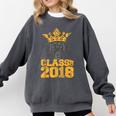 High School King Graduation Shirt Class Of 2018 Seniors Comfort Colors Sweatshirt Pepper
