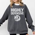 Highly Defensive Armadillo Shield Introvert Boundaries Comfort Colors Sweatshirt Pepper Highly Defensive Armadillo Shield Introvert Boundaries Comfort Colors Sweatshirt Pepper